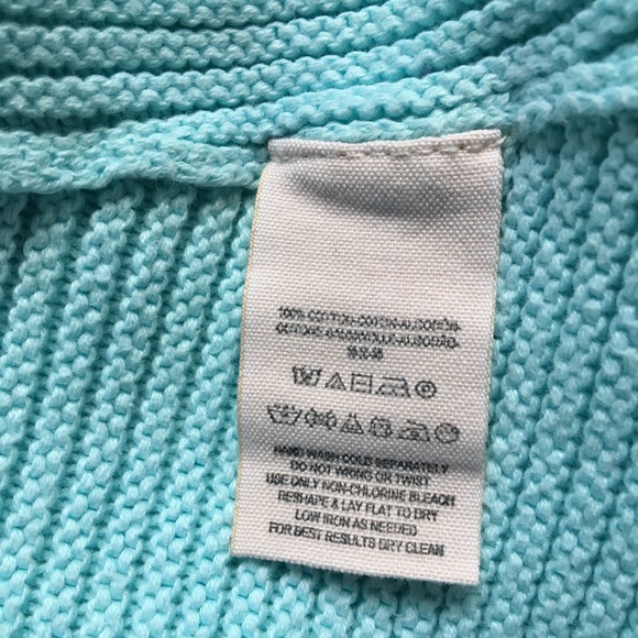 Free People Sky Blue V-Neck Sweater Size Large - Picture 4 of 10